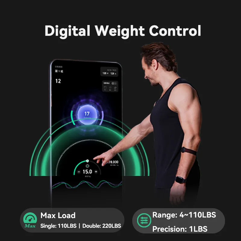 Commercial-Grade AEKE K1 Smart Home Gym with Digital Fitness Mirrors AI Aluminum Alloy Arms Exercise & Core Muscle Training-4