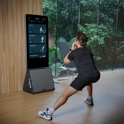 Commercial-Grade AEKE K1 Smart Home Gym with Digital Fitness Mirrors AI Aluminum Alloy Arms Exercise & Core Muscle Training-0